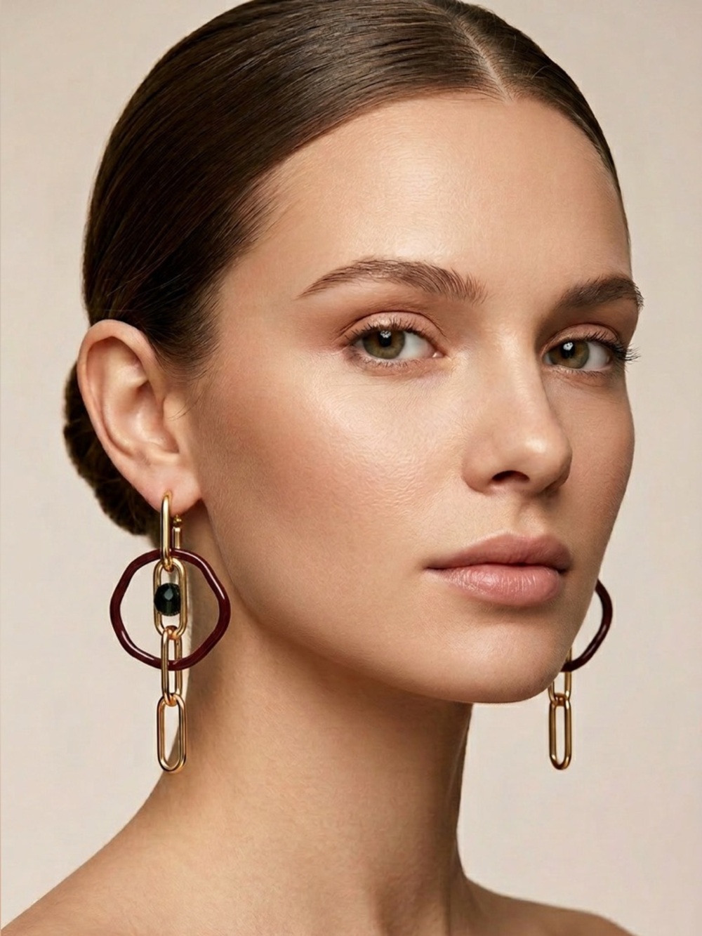 18. Swarovski Crystal Drop Earrings Rhodium plated